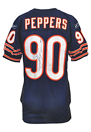 10/10/2010 Julius Peppers Chicago Bears Game-Used & Autographed Home Jersey (JSA • PSA/DNA • Photo-Matched • Unwashed)