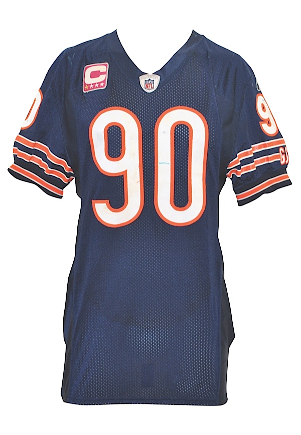 Lot Detail - 11/17/2013 Julius Peppers Chicago Bears Game-Used &  Autographed Home Throwback Jersey (Photomatch • JSA • Team COA)