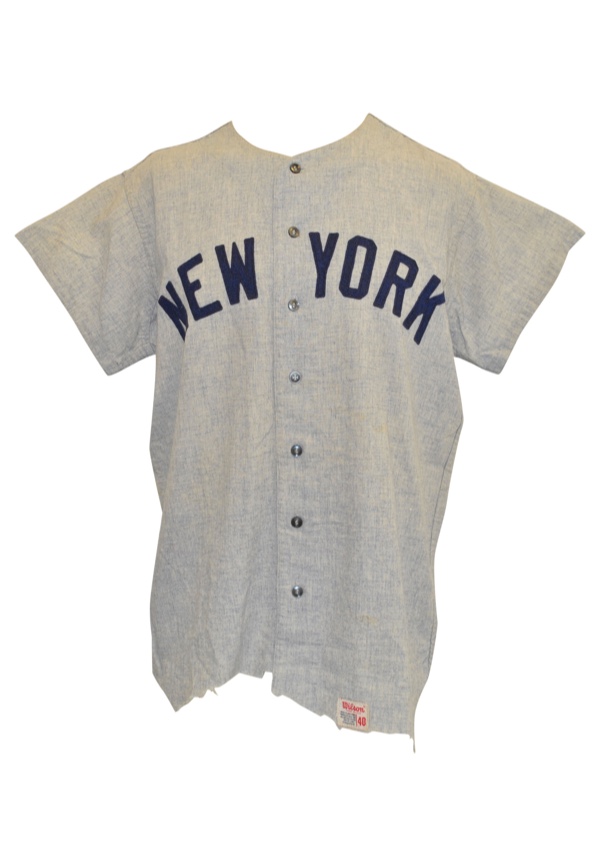 Lot Detail - 1969 Bobby Murcer New York Yankees Game-Used Road Flannel ...