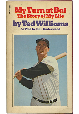 Ted Williams Autographed Biography My Turn At Bat (JSA)