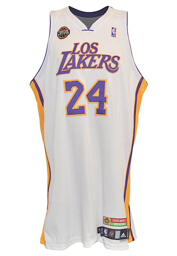 Lot Detail - 3/23/2008 Kobe Bryant Los Angeles Lakers Game-Used