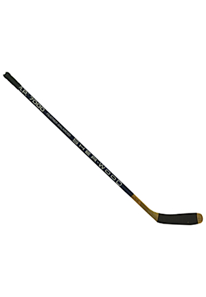 Early 1980s Wayne Gretzky Edmonton Oilers Game-Used & Autographed Sher-Wood Hockey Stick (JSA)
