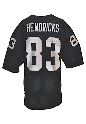 Late 1970s Ted Hendricks Oakland Raiders Game-Used & Autographed Home Jersey (JSA)