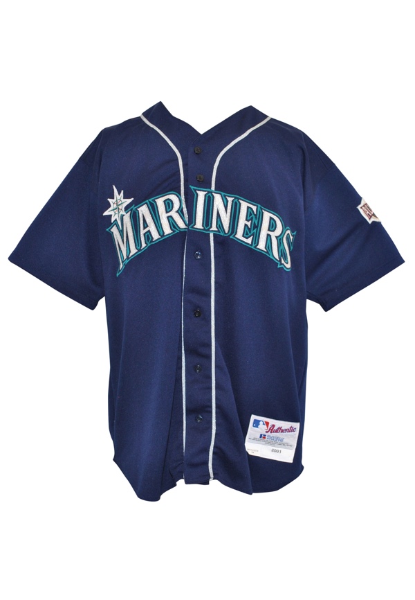 Ichiro Suzuki Authentic Game Used Road Jersey from Japan Series Mariners  vs. A's - 3-29-2012