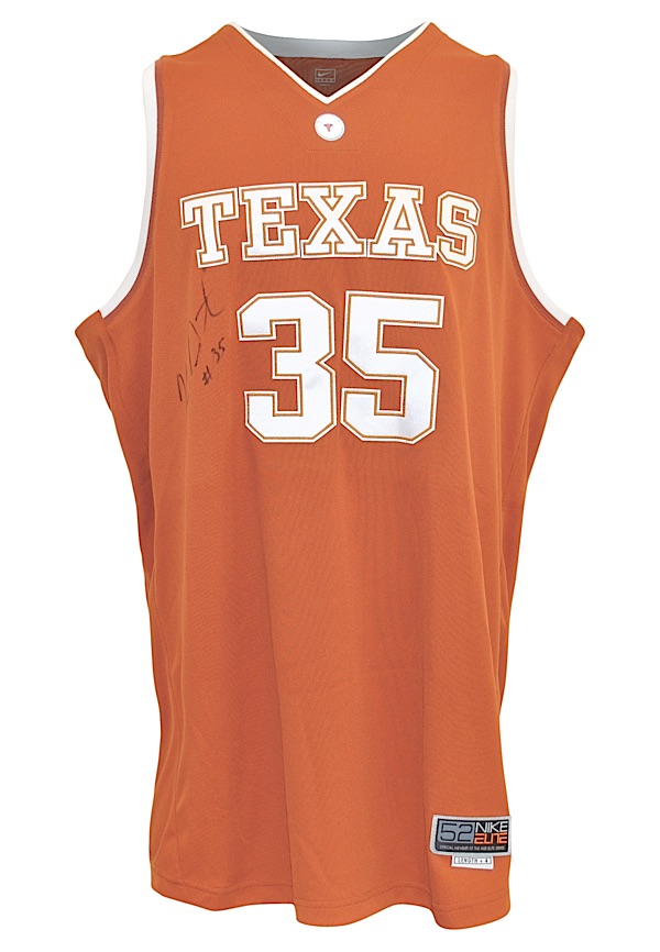 Texas Longhorns Kevin Durant Autographed Orange Authentic Mitchell & Ness  College Vault 2006-07 Jersey Size 48 Beckett BAS QR Stock #212180