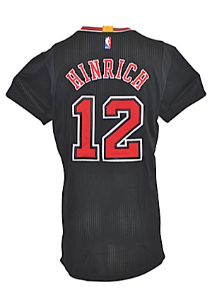 3/28/2015 Kirk Hinrich Chicago Bulls Game-Used Home Jersey (NBA LOA)