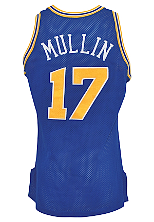 1992-93 Chris Mullin Golden State Warriors Game-Used Road Jersey