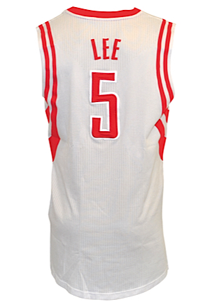 2010-11 Courtney Lee Houston Rockets Game-Used Home Jersey (Houston Rockets LOA)
