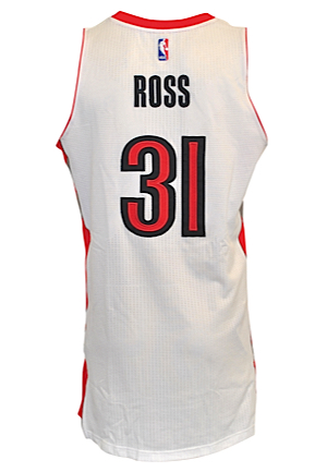 4/18/2015 Terrence Ross Toronto Raptors NBA Playoffs Game-Used Home Jersey (NBA LOA)