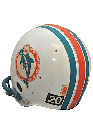 1984 Mark Duper Miami Dolphins Game-Used Helmet (Overstreet Memorial Decal)