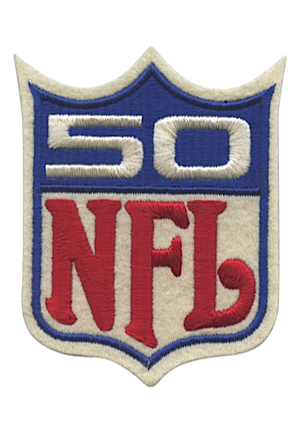 Original NFL 50th Anniversary Patch
