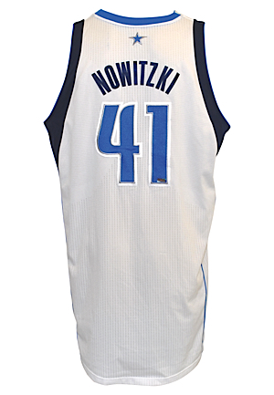 2011-12 Dirk Nowitzki Dallas Mavericks Game-Used Home Jersey (Panini LOA)