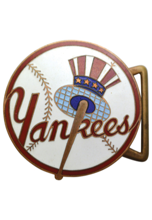 1955 Joe McCarthy New York Yankees Tour Of Japan Personal Belt Buckle
