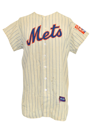 1962 Joe Ginsberg New York Mets Game-Used Home Flannel Jersey (Franchise Inaugural Season)
