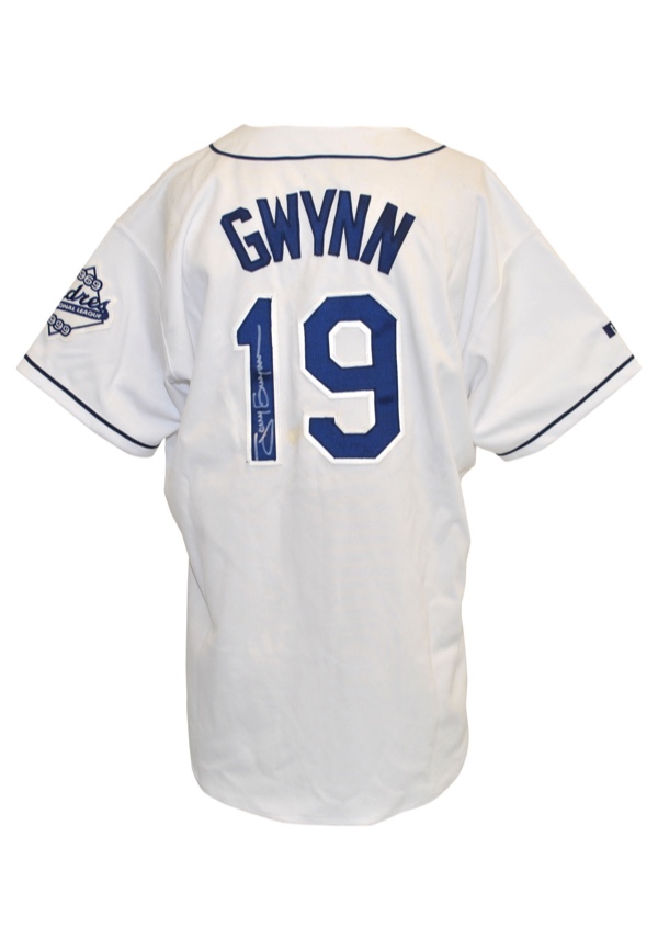 Lot Detail - 8/14/1999 Tony Gwynn San Diego Padres Multi-HR Game-Used &  Autographed Home Jersey (JSA • Gwynn LOAs • Career Hits No. 3,009 & 3,010)