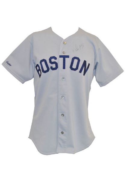 1989 Wade Boggs Boston Red Sox Game-Used & Autographed Road Uniform (2)(JSA)