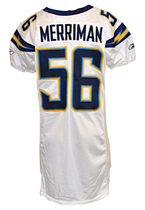 2007 Shawne Merriman San Diego Chargers Game-Used Road Jersey (San Diego Chargers LOA)