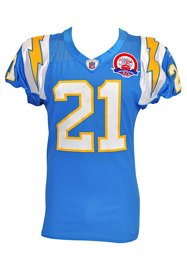 50th anniversary chargers jersey