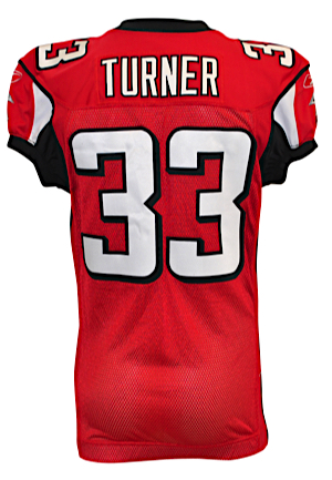 2010 Michael Turner Atlanta Falcons Game-Used Road Jersey (Sourced From Teammate)