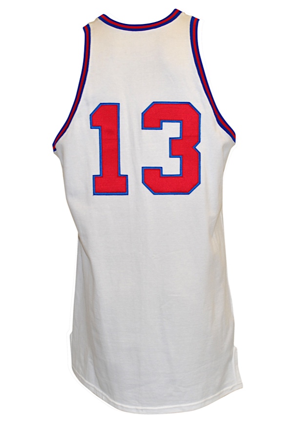 Lot Detail - 1991 Wilt Chamberlain Philadelphia 76ers Retired Number ...