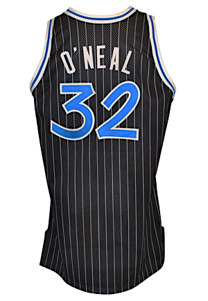 1992-93 Shaquille ONeal Rookie Orlando Magic Game-Used Road Jersey