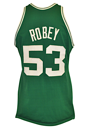Circa 1981 Rick Robey Boston Celtics Game-Used Road Jersey