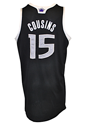 10/31/2012 DeMarcus Cousins Sacramento Kings Game-Used Road Jersey (NBA LOA • Season Opener)
