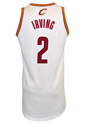 12/10/2013 Kyrie Irving Cleveland Cavaliers Game-Used Home Jersey (NBA LOA • 37-Point Performance)