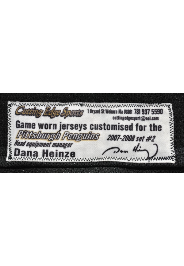 2008-09 Sidney Crosby Set 1 Home Game Worn Jersey 