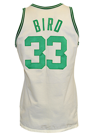 1987-88 Larry Bird Boston Celtics Game-Used Home Jersey