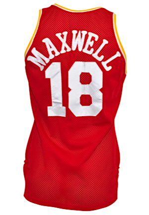 1987-88 Cedric Maxwell Houston Rockets Game-Used Road Jersey (Sourced From Equipment Managers Family)