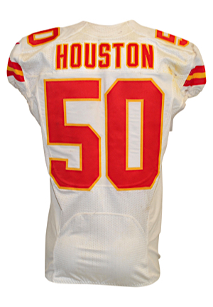 2015 Justin Houston Kansas City Chiefs Game-Used Road Jersey
