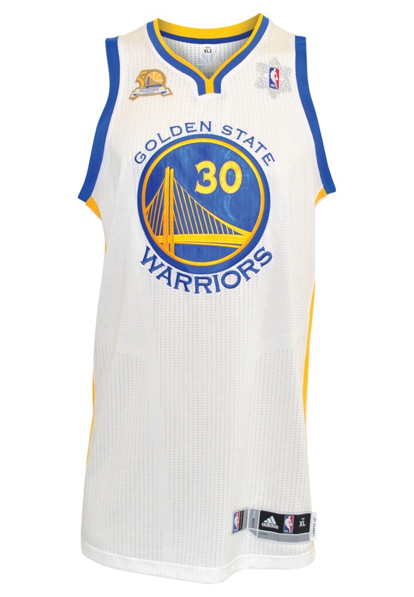 Lot Detail - 12/25/2011 Stephen Curry Golden State Warriors Game-Used Christmas  Day Home Jersey (NBA LOA • Photo-Matched)