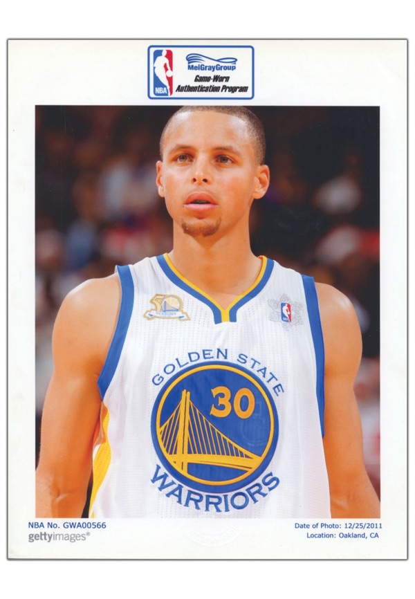 Stephen Curry - Golden State Warriors - Christmas Day' 18 - Game-Worn  Earned Statement Edition Jersey