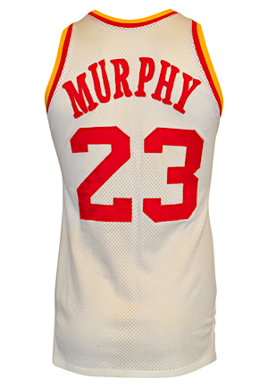 Circa 1978 Calvin Murphy Houston Rockets Game-Used Home Jersey (Pounded • Sourced From Equipment Managers Family)
