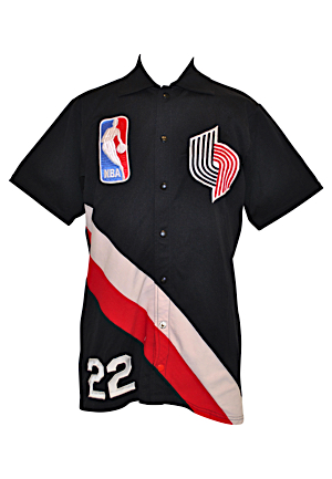 Early 1980s Clyde Drexler Portland Trail Blazers Player-Worn Warm-Up Suit (2)