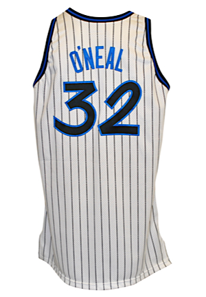 1994-95 Shaquille ONeal Orlando Magic Game-Used Home Jersey (NBA Scoring Champion)