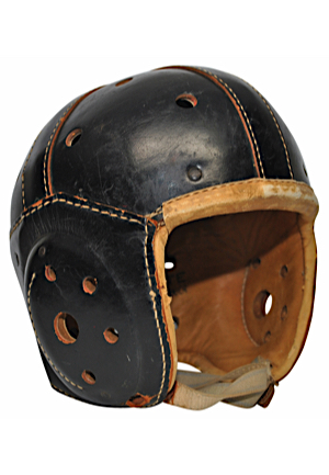 Circa 1930s Our Gang Screen-Worn Leather Football Helmet