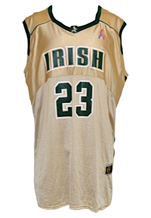 2002-03 LeBron James St. Vincent–St. Mary Game-Used Uniform (2)