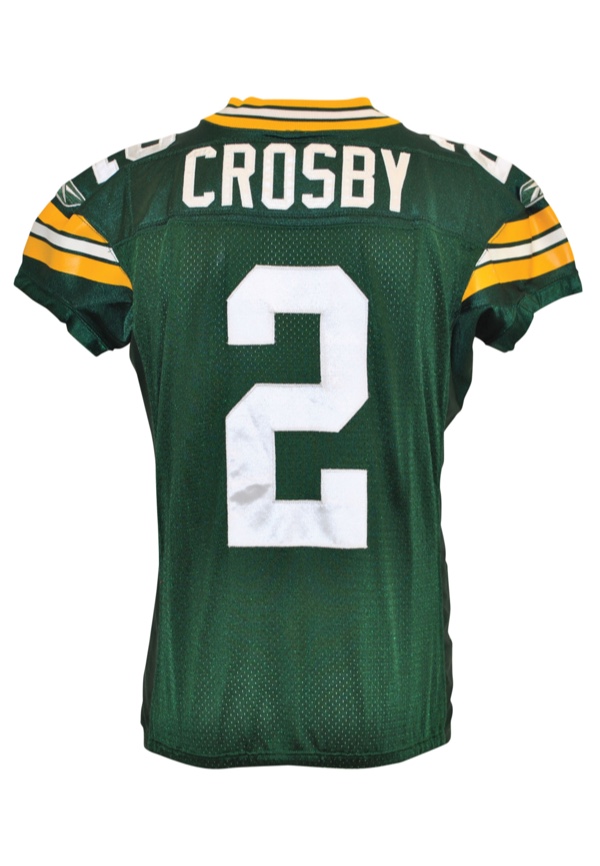 Lot Detail - 2008 Mason Crosby Green Bay Packers Game-Used Home Jersey
