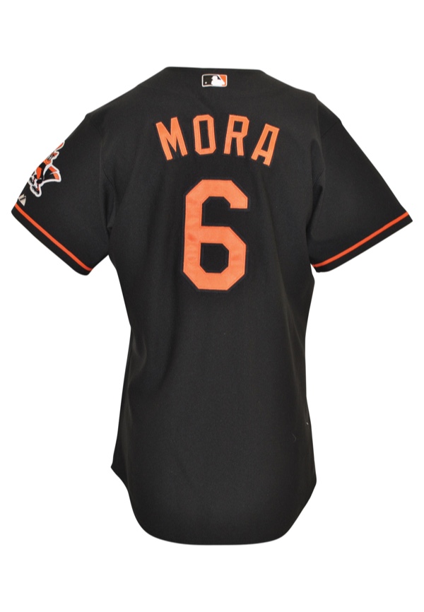 Lot Detail - Early 2000s Baltimore Orioles Game-Used & Autographed  Alternate Home Jerseys — Melvin Mora & Brian Roberts (2)(JSA)