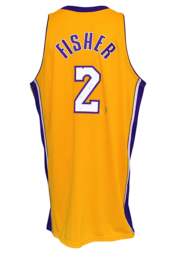Lot Detail - 2008-09 Derek Fisher Los Angeles Lakers Game-Used 