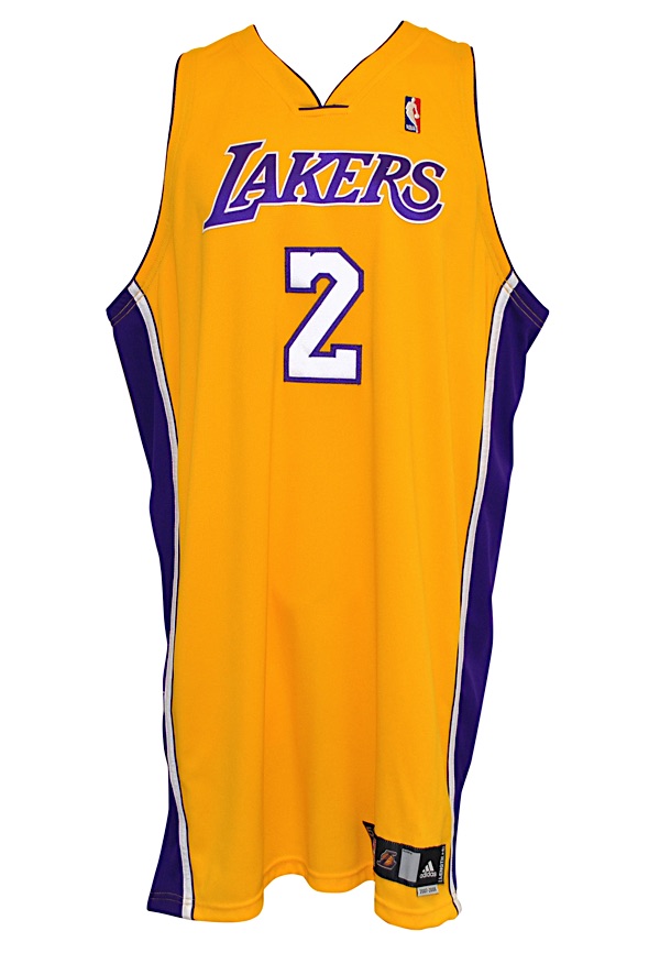Lot Detail - 2001-02 Derek Fisher Los Angeles Lakers Game-Used