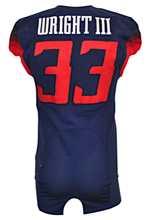 11/8/2014 Scooby Wright Arizona Wildcats Game-Used Home Jersey (Multiple Photo-Matches)  