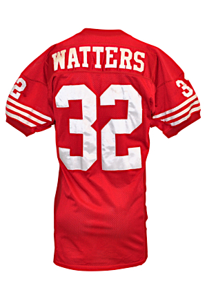1993 Ricky Watters San Francisco 49ers Game-Used Road Jersey (Photo-Matched • Multiple Repairs • 49ers LOA)