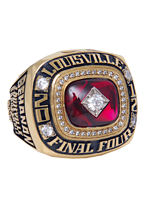 2012 NCAA Final Four Louisville Players Ring Issued To Chane Behanan (MINT)
