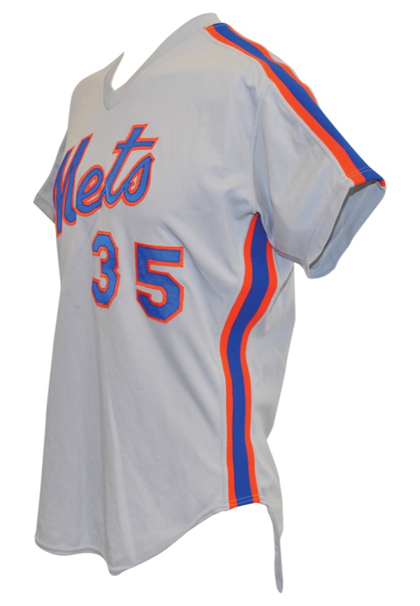 Lot Detail - 1985 Billy Beane New York Mets Game-Used Road Jersey