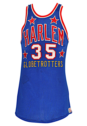 Late 1960s Geese Ausbie Harlem Globetrotters Game-Used Durene Uniform With Matching Autographed Sneakers (4)(JSA • BBHOF LOA)