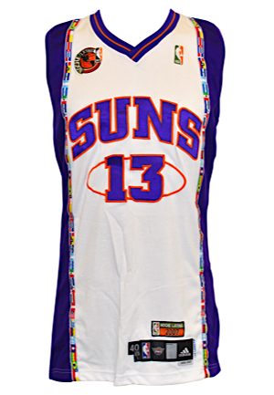 2006-07 Steve Nash Phoenix Suns Noche Latina Game-Issued Home Uniform (2)