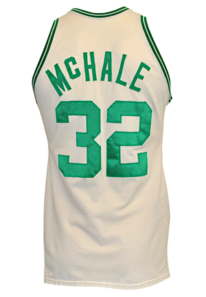Circa 1983 Kevin McHale Boston Celtics Game-Used Home Jersey 